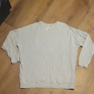 Athleta Heather Gray Soft Sweatshirt Size Xlarge